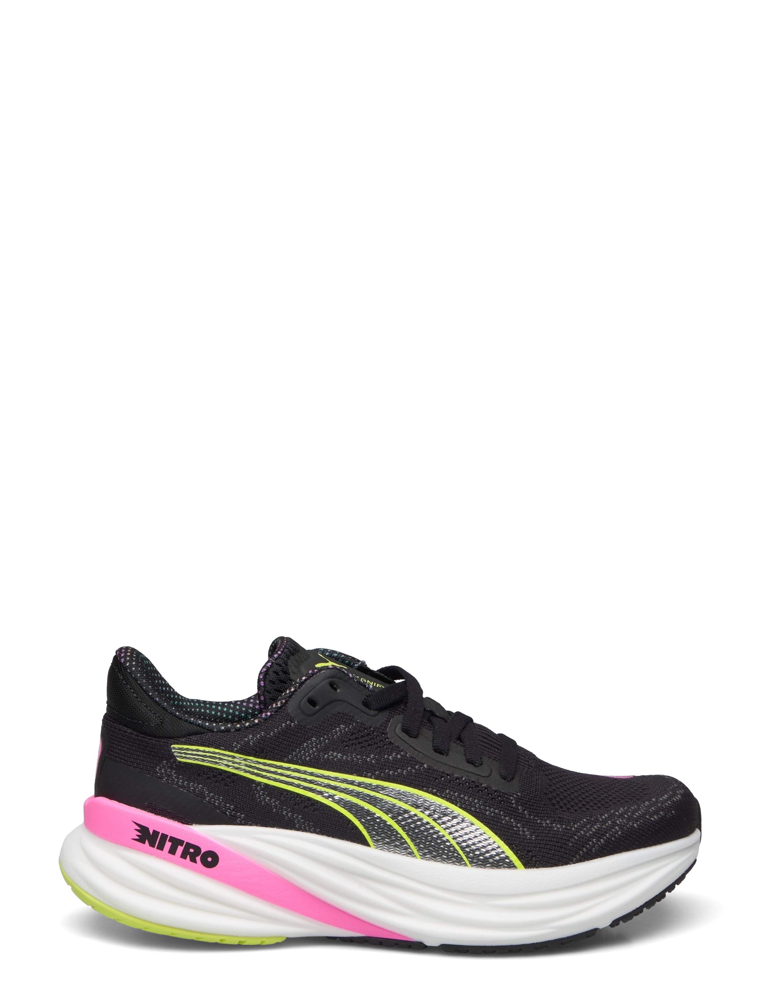 PUMA - Magnify Nitro 2 Psychedelic Rush Wns - puma black-lime pow-poison pink - 1
