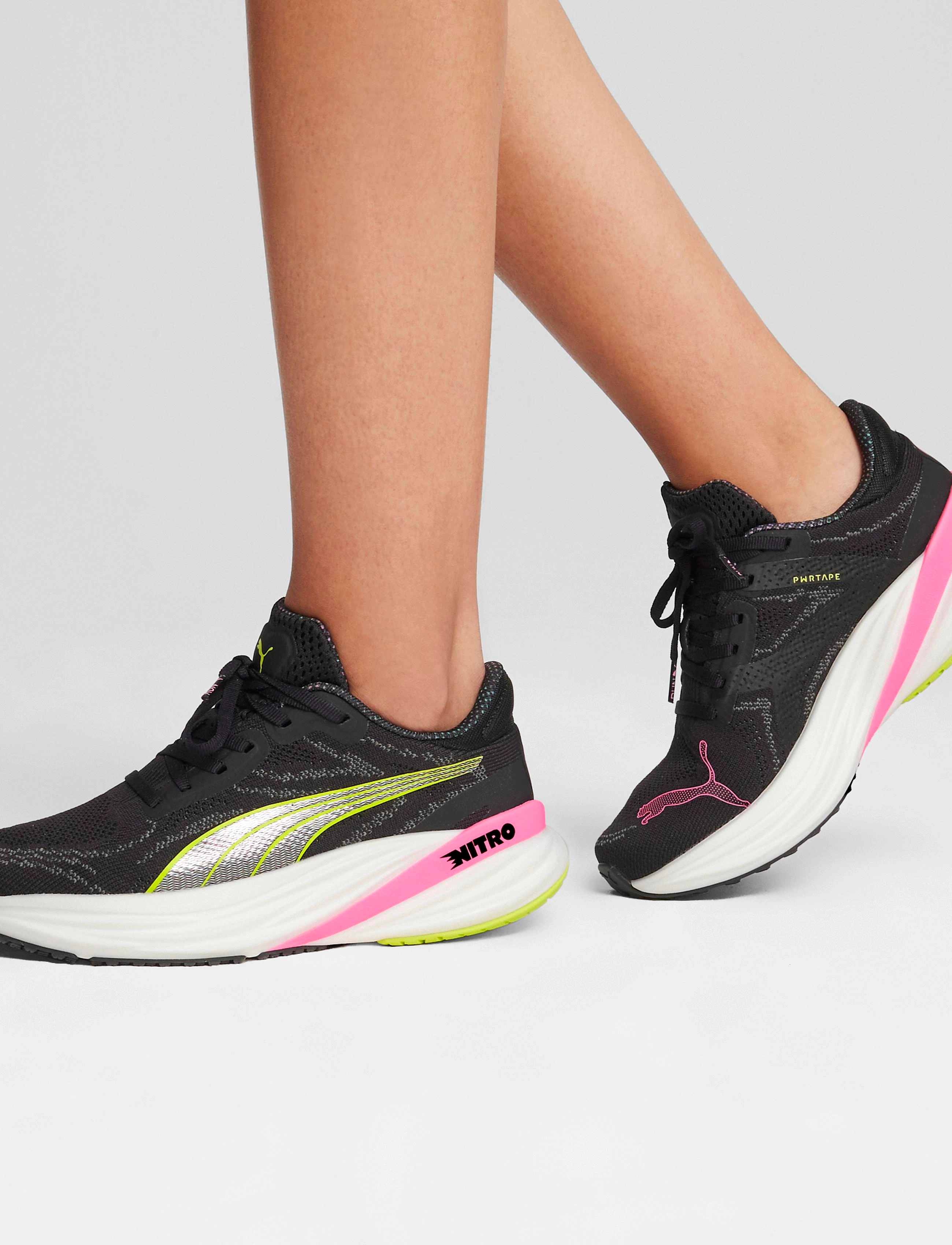 PUMA - Magnify Nitro 2 Psychedelic Rush Wns - puma black-lime pow-poison pink - 5