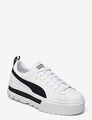 PUMA - Mayze Lth Wn s - chunky sneakers - puma white-puma black - 0