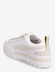 PUMA - Mayze Luxe Wns - masīvi sportiskā stila apavi - puma white-pale khaki - 2