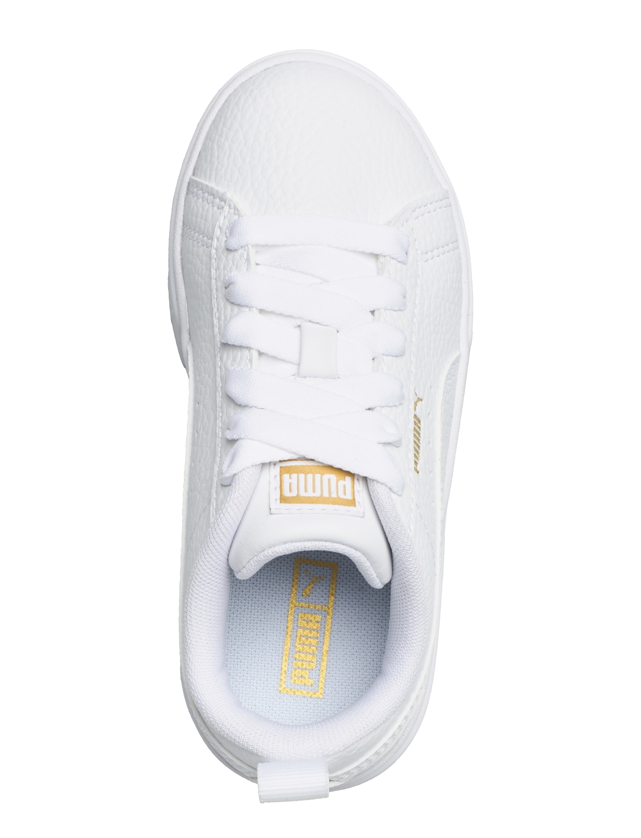 PUMA - Mayze Lth PS - puma white-puma team gold - 3