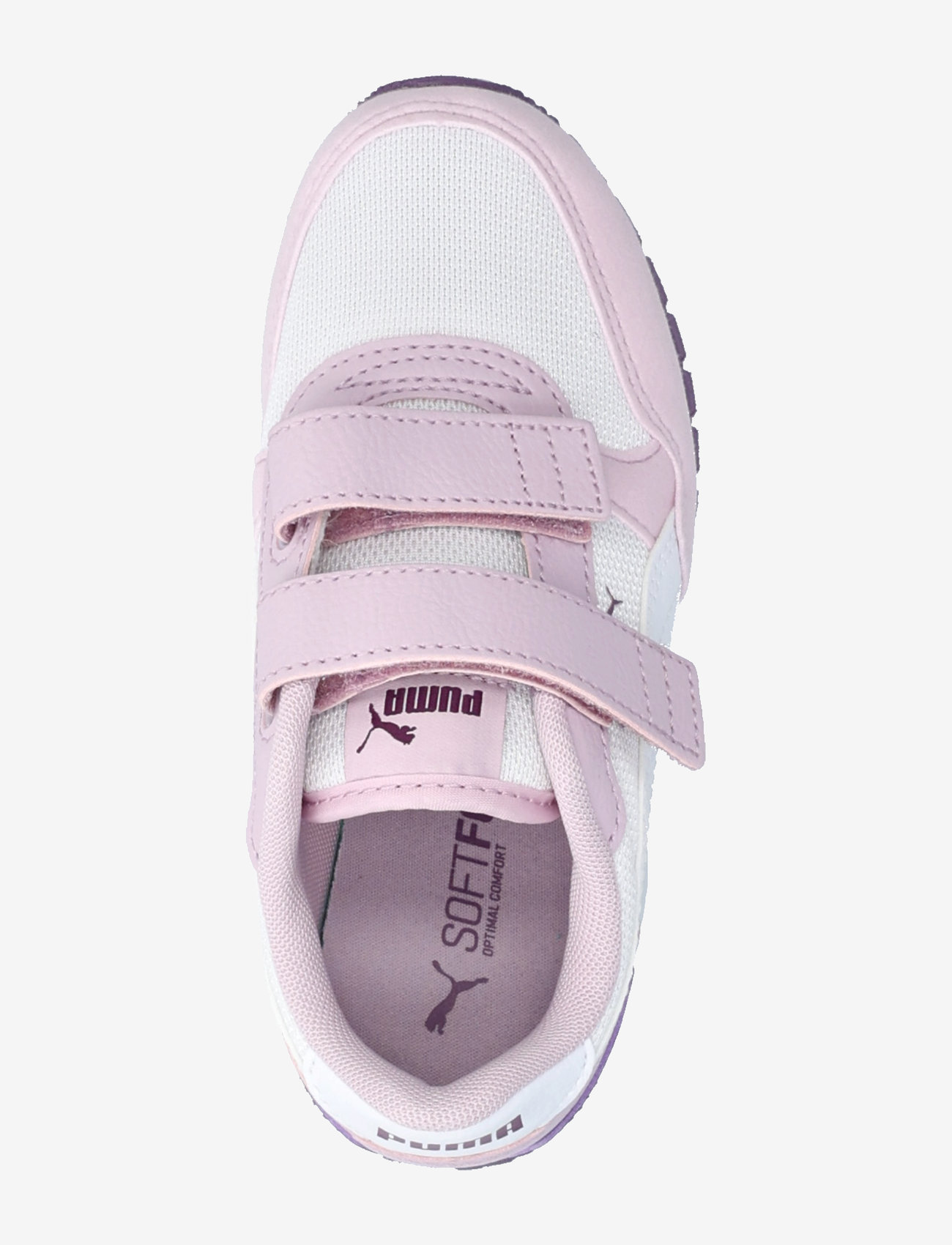 PUMA - ST Runner v3 Mesh V PS - puma white-grape mist-crushed berry - 3
