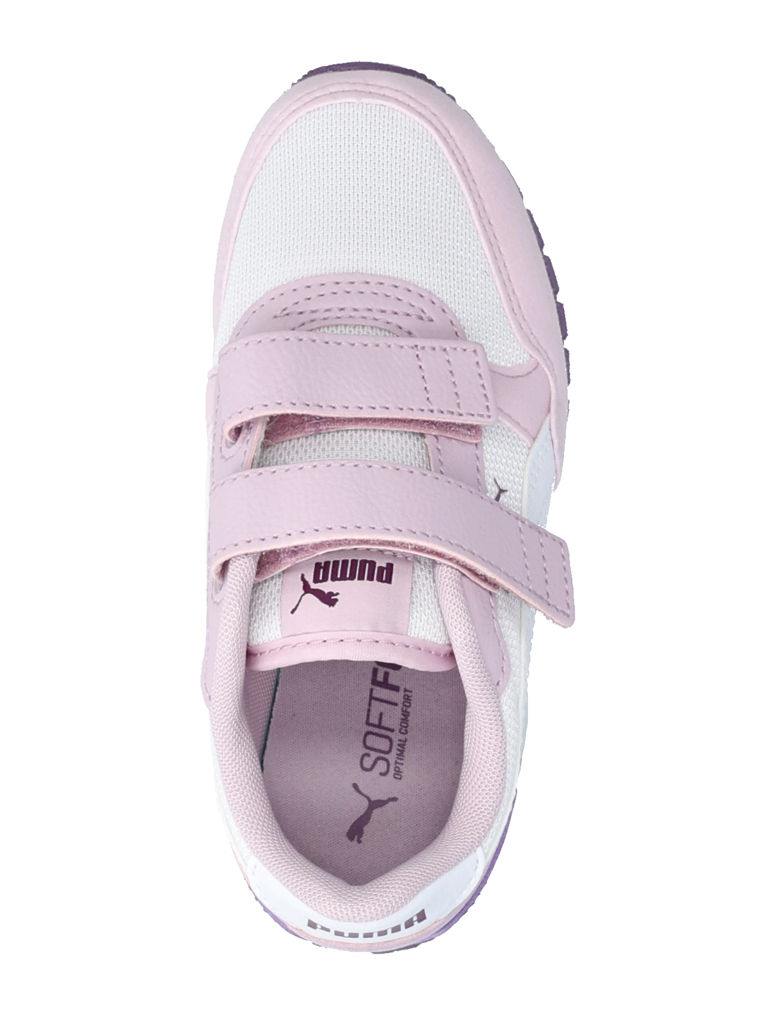 PUMA - ST Runner v3 Mesh V PS - puma white-grape mist-crushed berry - 3