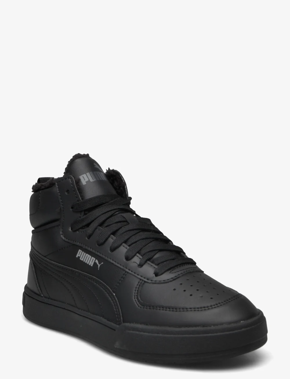 Puma black mid top Clearance
