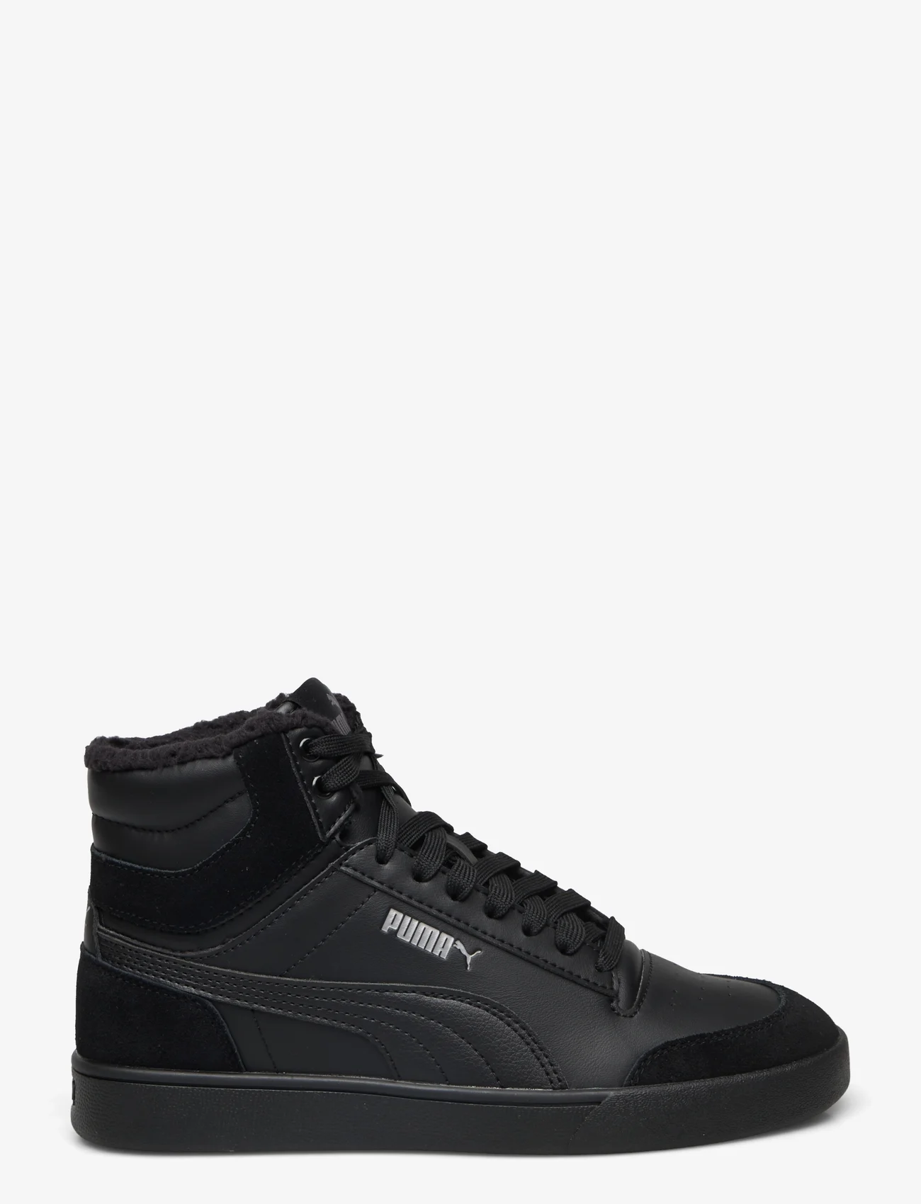 PUMA - Puma Shuffle Mid Fur - høje sneakers - puma black-puma black-steel gray - 1