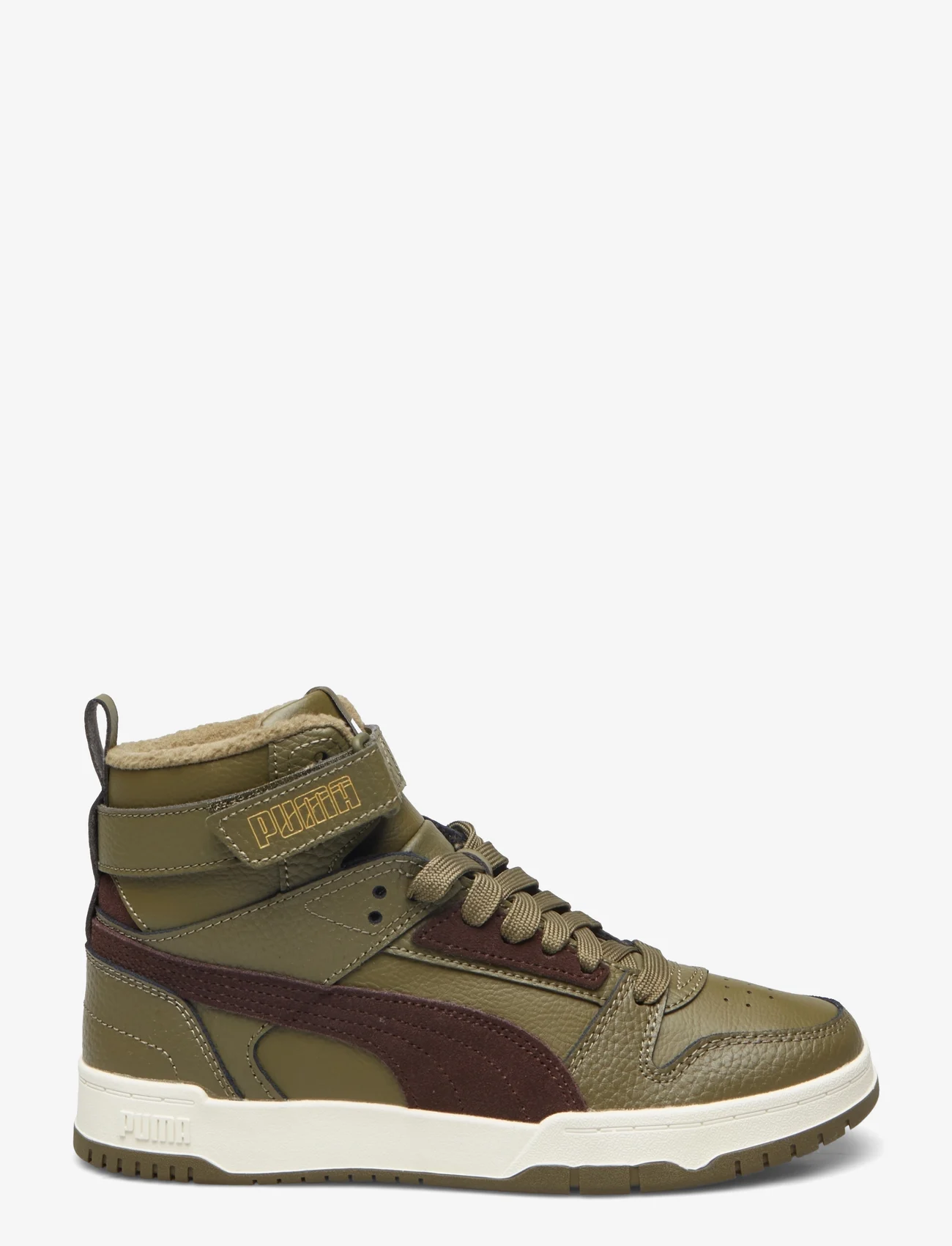 PUMA - RBD Game WTR Jr - ar paaugstinātu potītes daļu - deep olive-dark chocolate-puma team gold - 1