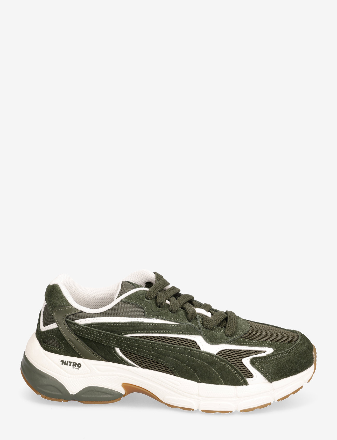 PUMA - Teveris Nitro - sportiska stila apavi ar pazeminātu potītes daļu - myrtle-warm white - 1