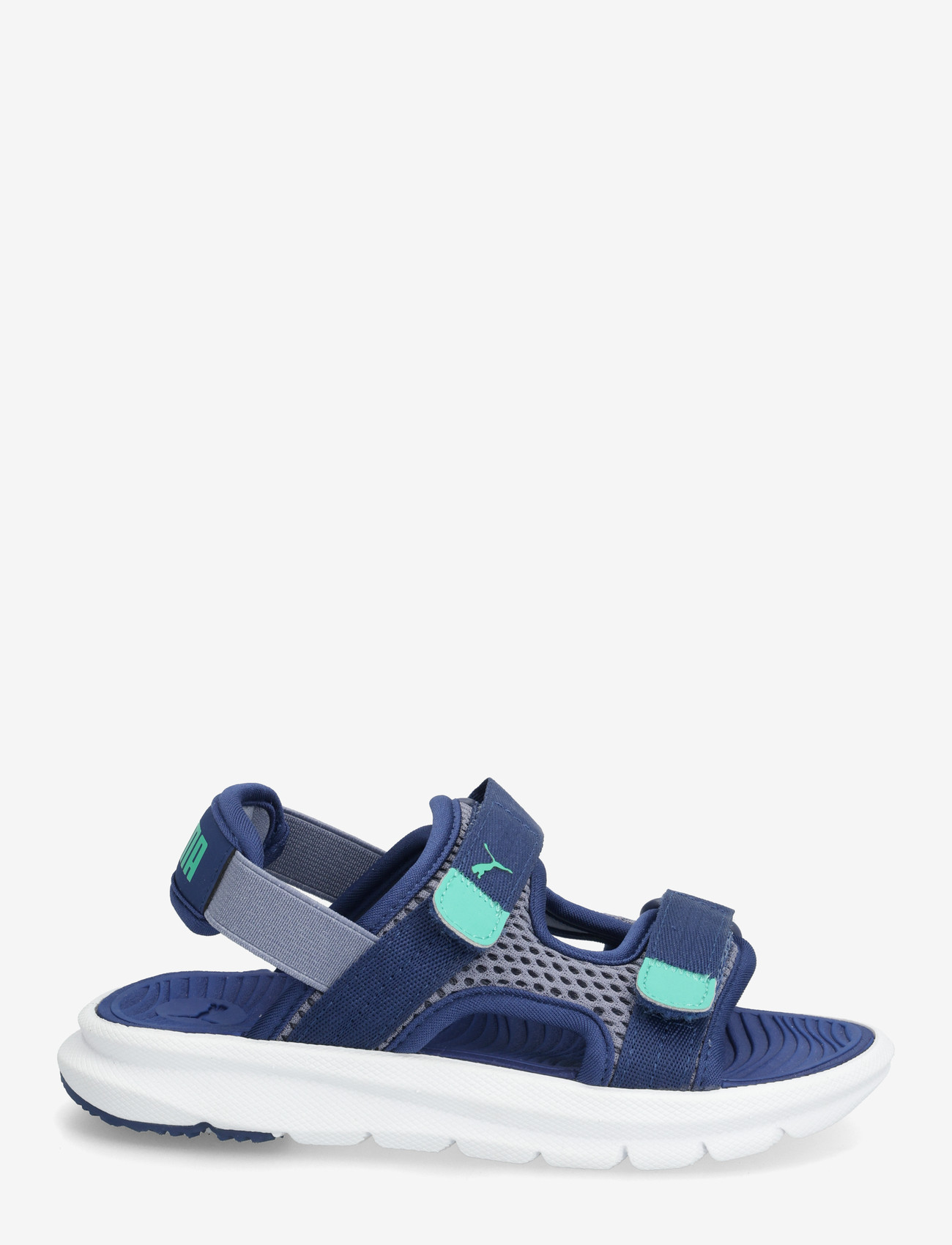 PUMA - Puma Evolve Sandal PS - tøj - gray sky-blue jewel-vibrant green - 1