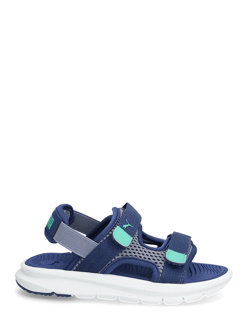 PUMA - Puma Evolve Sandal PS - kleidung - gray sky-blue jewel-vibrant green - 1