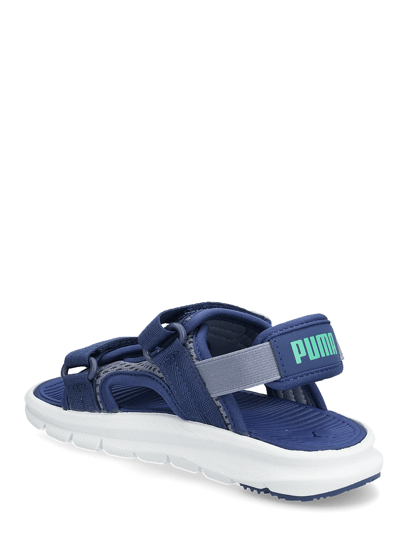 PUMA - Puma Evolve Sandal PS - kleidung - gray sky-blue jewel-vibrant green - 2
