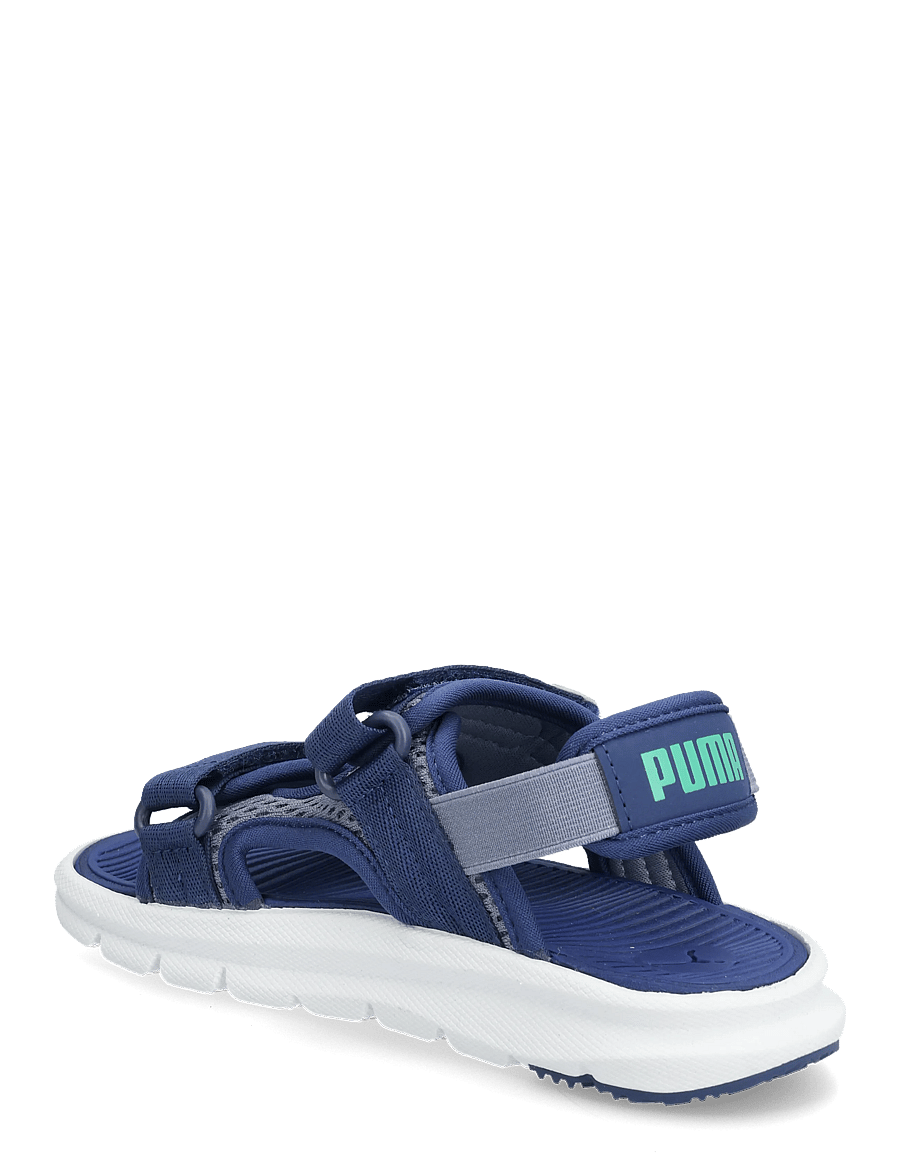 PUMA - Puma Evolve Sandal PS - kleidung - gray sky-blue jewel-vibrant green - 2