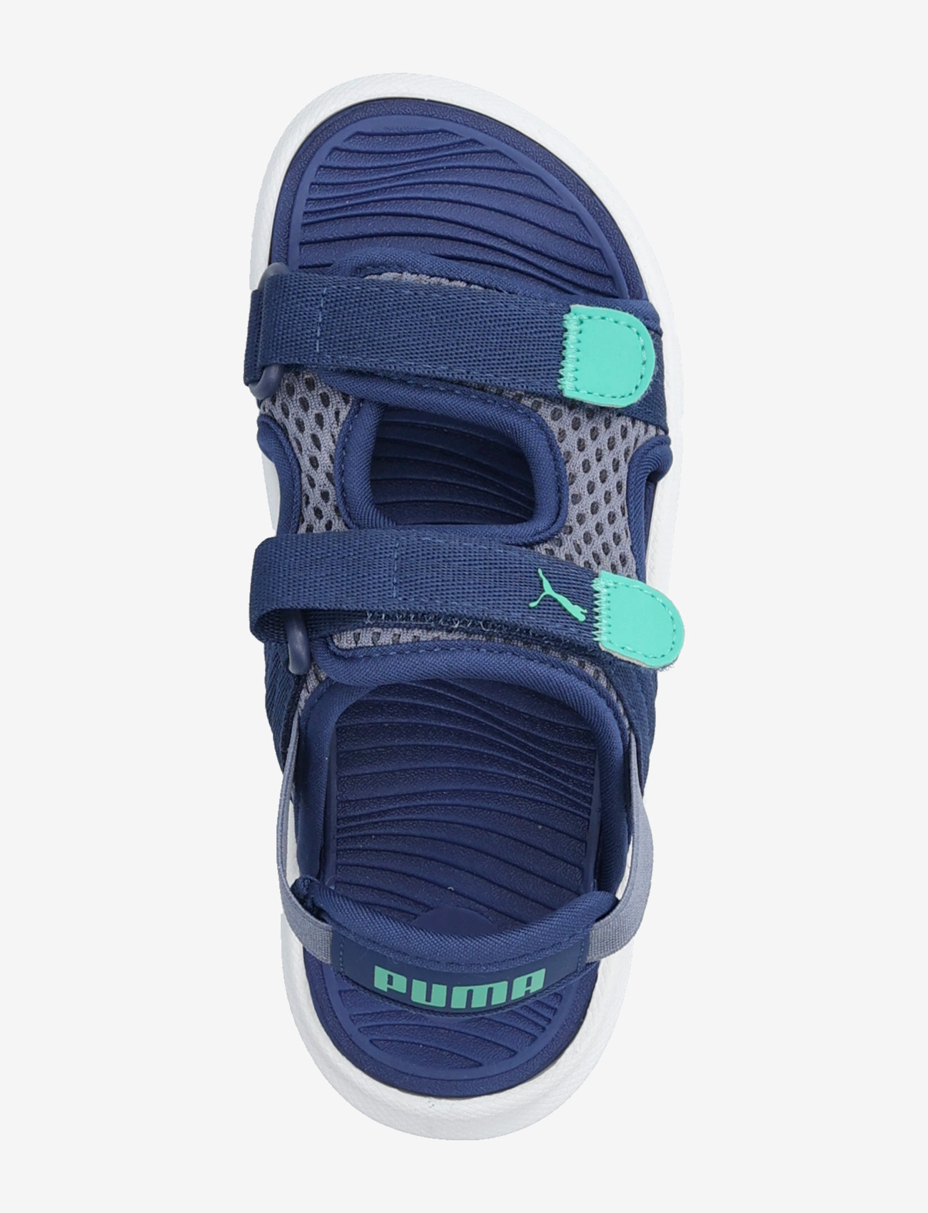 PUMA - Puma Evolve Sandal PS - tøj - gray sky-blue jewel-vibrant green - 3