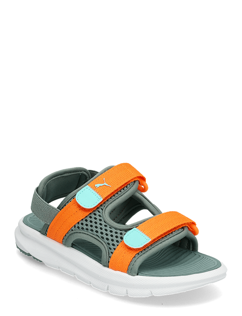 PUMA - Puma Evolve Sandal PS - green moon-orange glo-aquatic - 0
