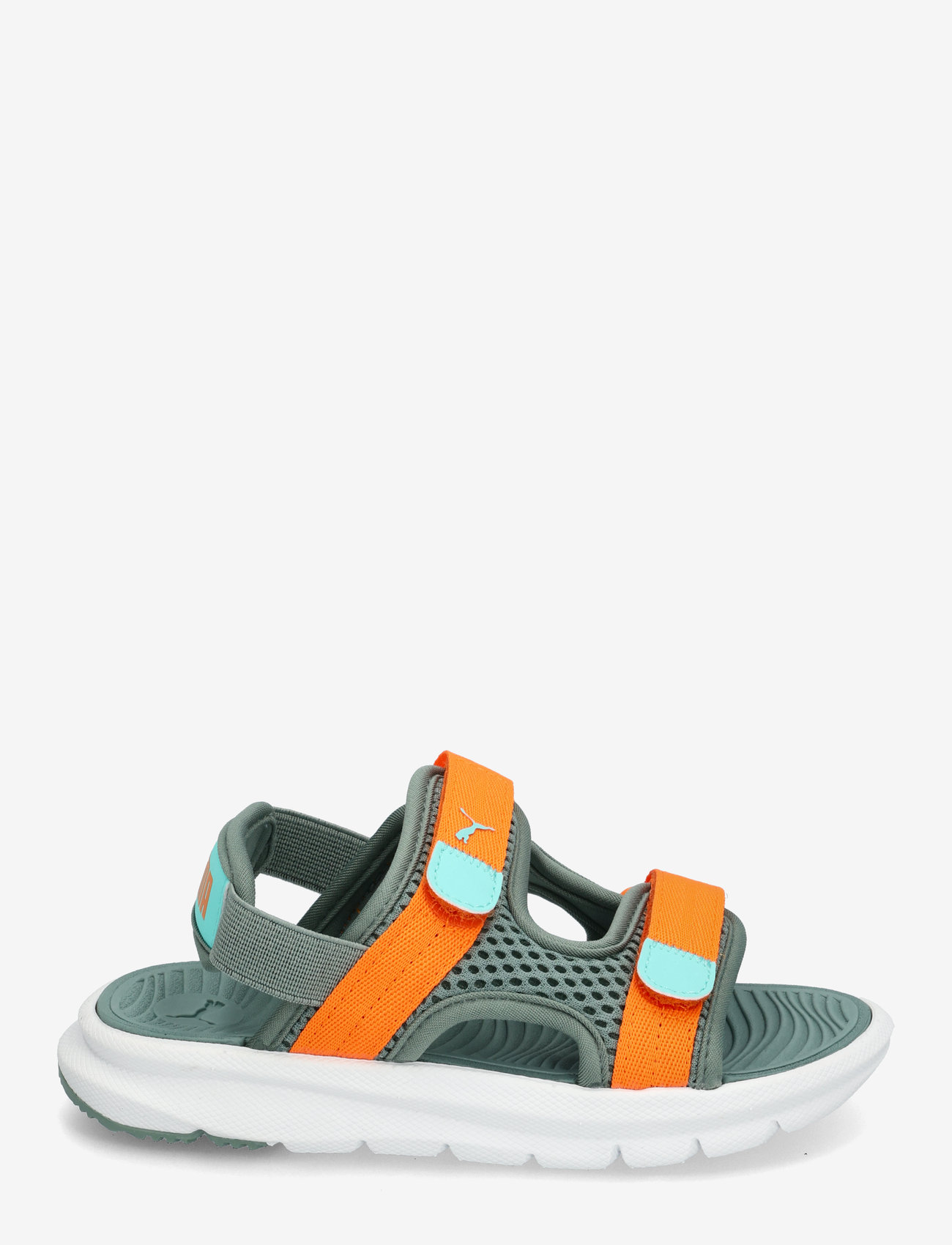 PUMA - Puma Evolve Sandal PS - madalaimad hinnad - green moon-orange glo-aquatic - 1