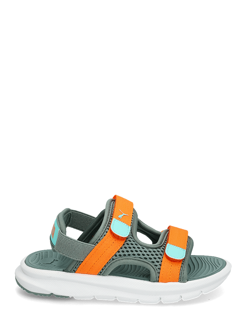 PUMA - Puma Evolve Sandal PS - green moon-orange glo-aquatic - 1