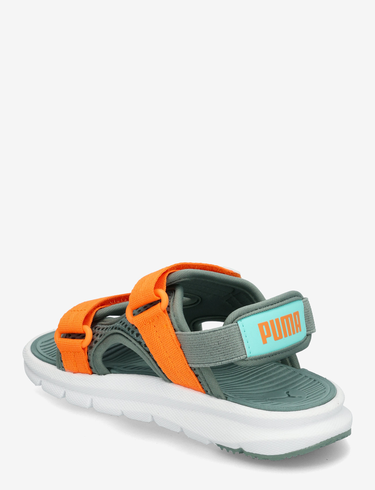 PUMA - Puma Evolve Sandal PS - madalaimad hinnad - green moon-orange glo-aquatic - 2