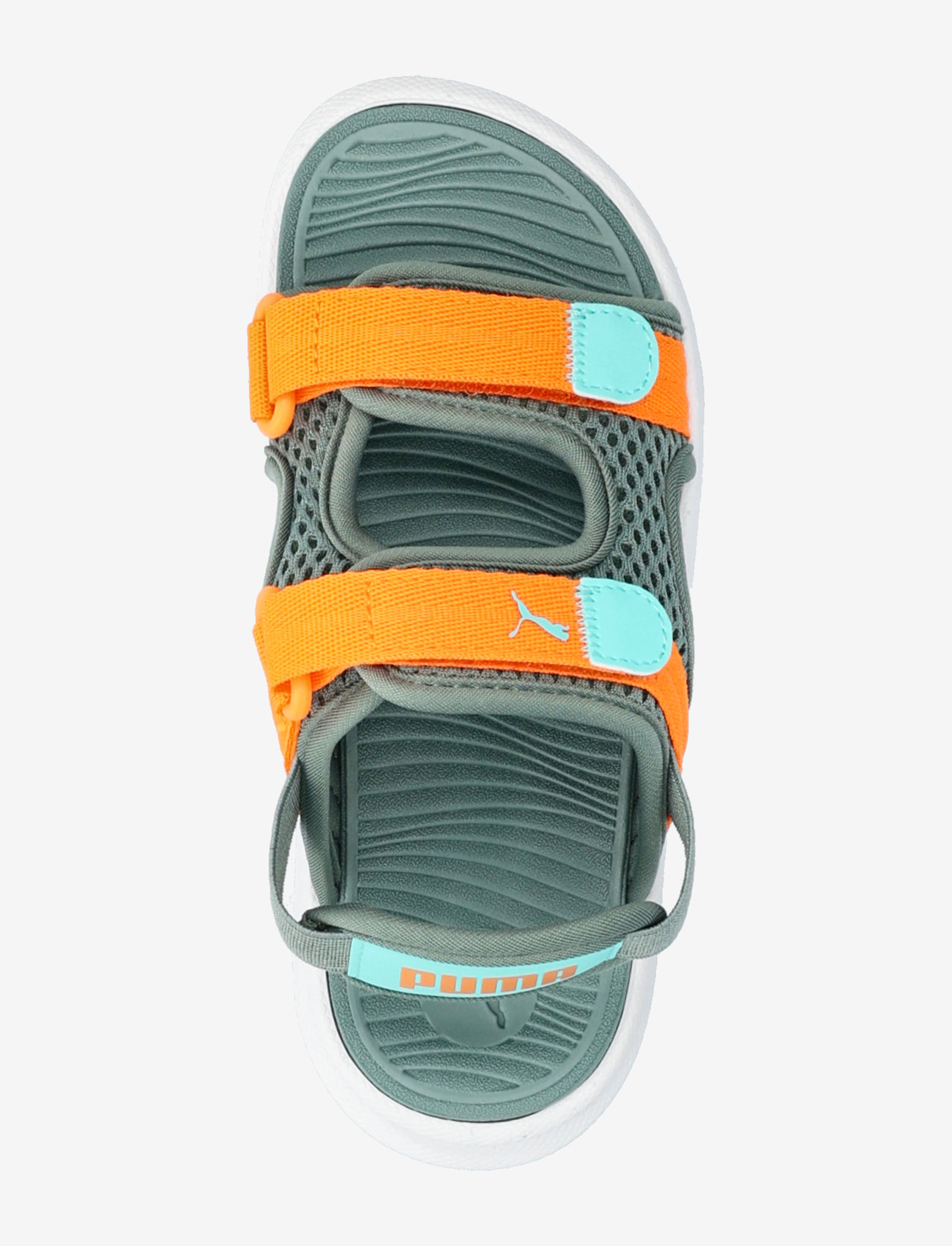 PUMA - Puma Evolve Sandal PS - madalaimad hinnad - green moon-orange glo-aquatic - 3