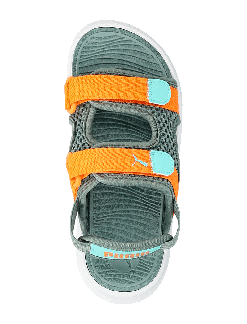 PUMA - Puma Evolve Sandal PS - green moon-orange glo-aquatic - 3