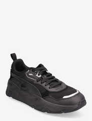 PUMA - Trinity - sportiska stila apavi ar pazeminātu potītes daļu - puma black-puma black-puma silver - 0