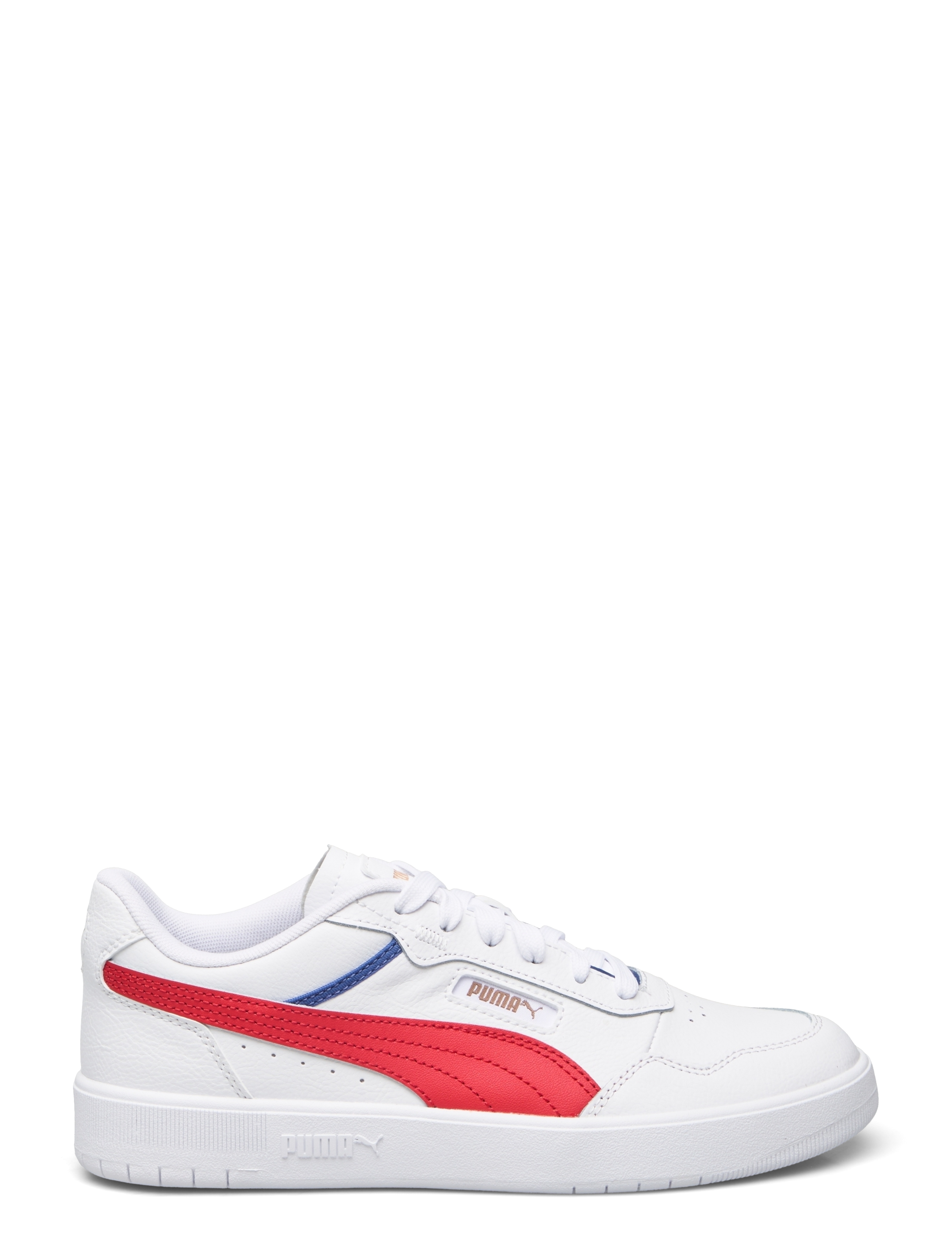 PUMA - Court Ultra Jr - puma white-for all time red-clyde royal-puma gold - 1