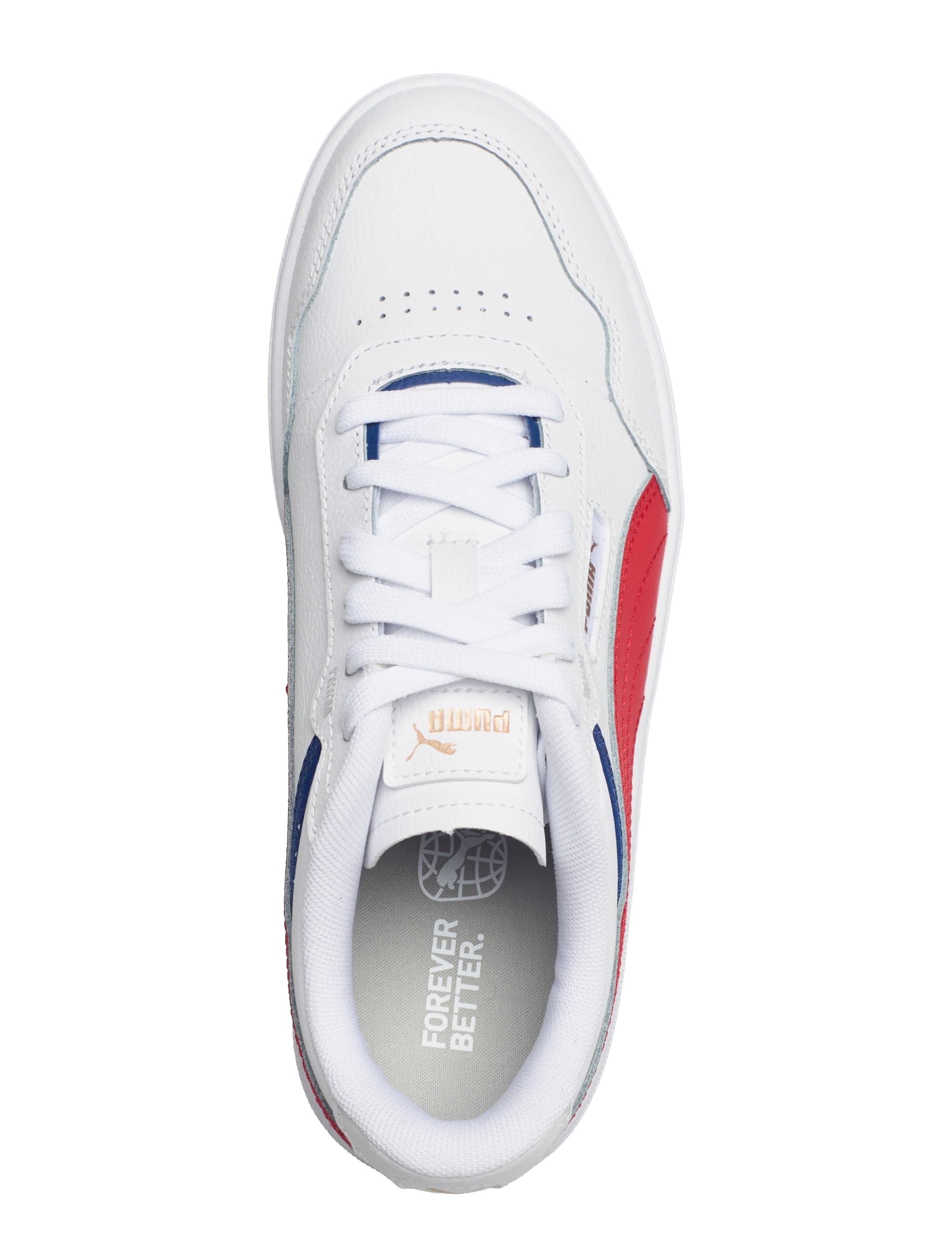 PUMA - Court Ultra Jr - puma white-for all time red-clyde royal-puma gold - 3