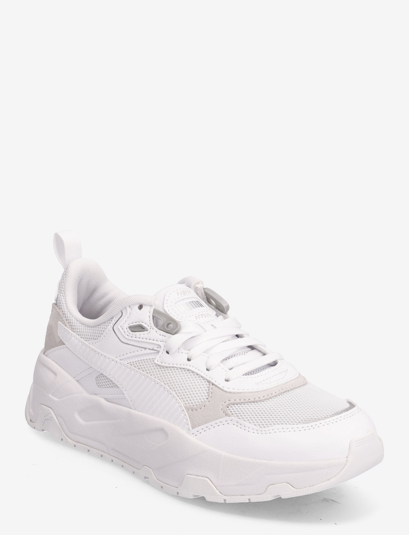 PUMA - Trinity Jr - niedriger schnitt - puma white-puma white-puma silver - 0