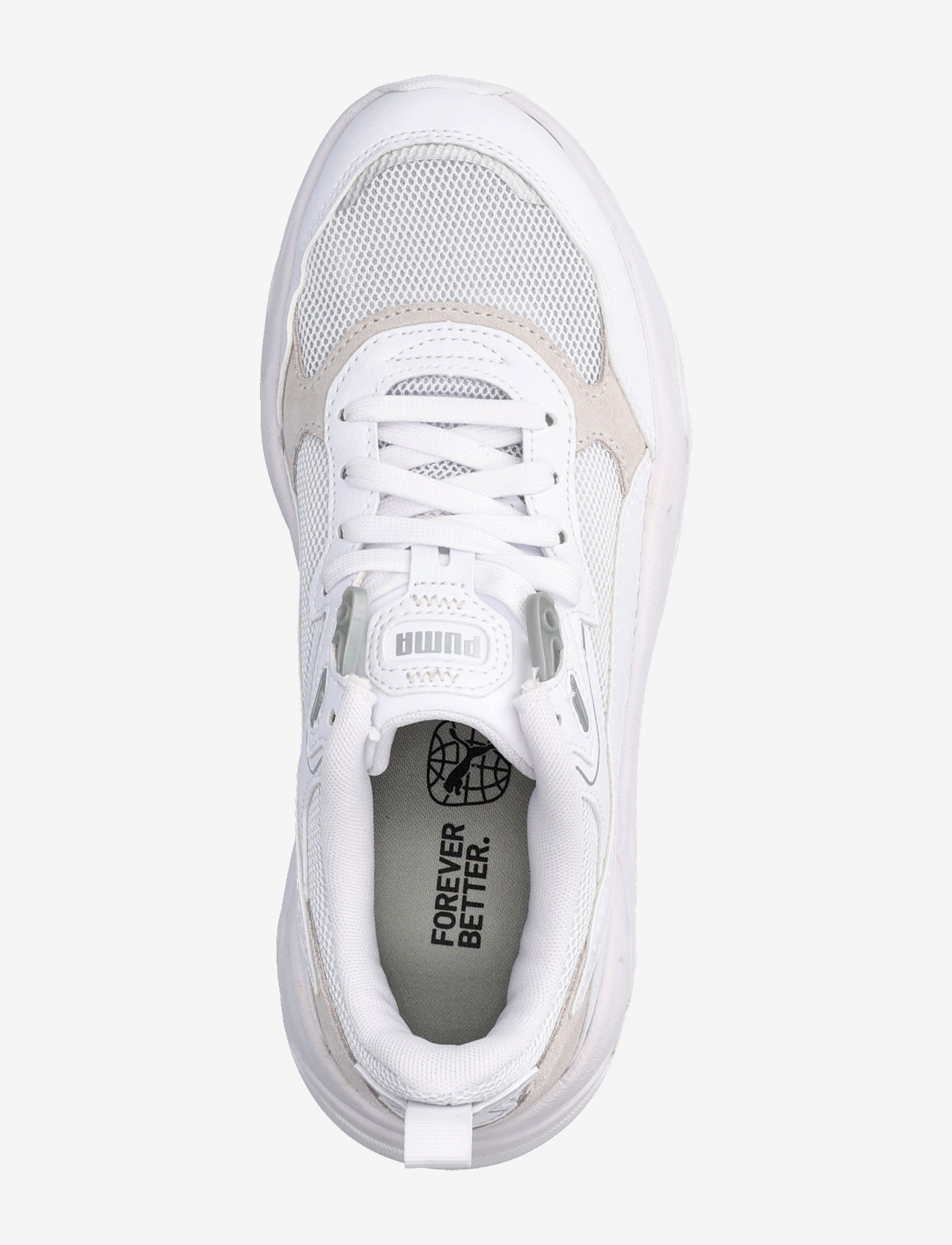 PUMA - Trinity Jr - niedriger schnitt - puma white-puma white-puma silver - 3