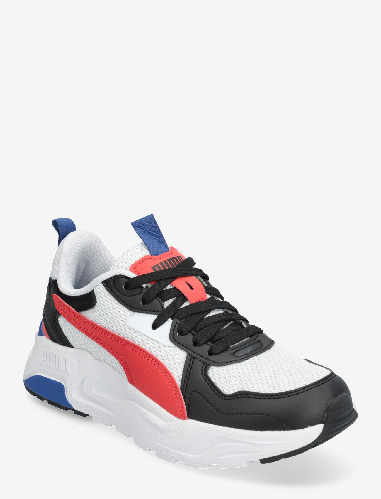 PUMA - Trinity Lite Jr - niedriger schnitt - puma white-active red-puma black - 0