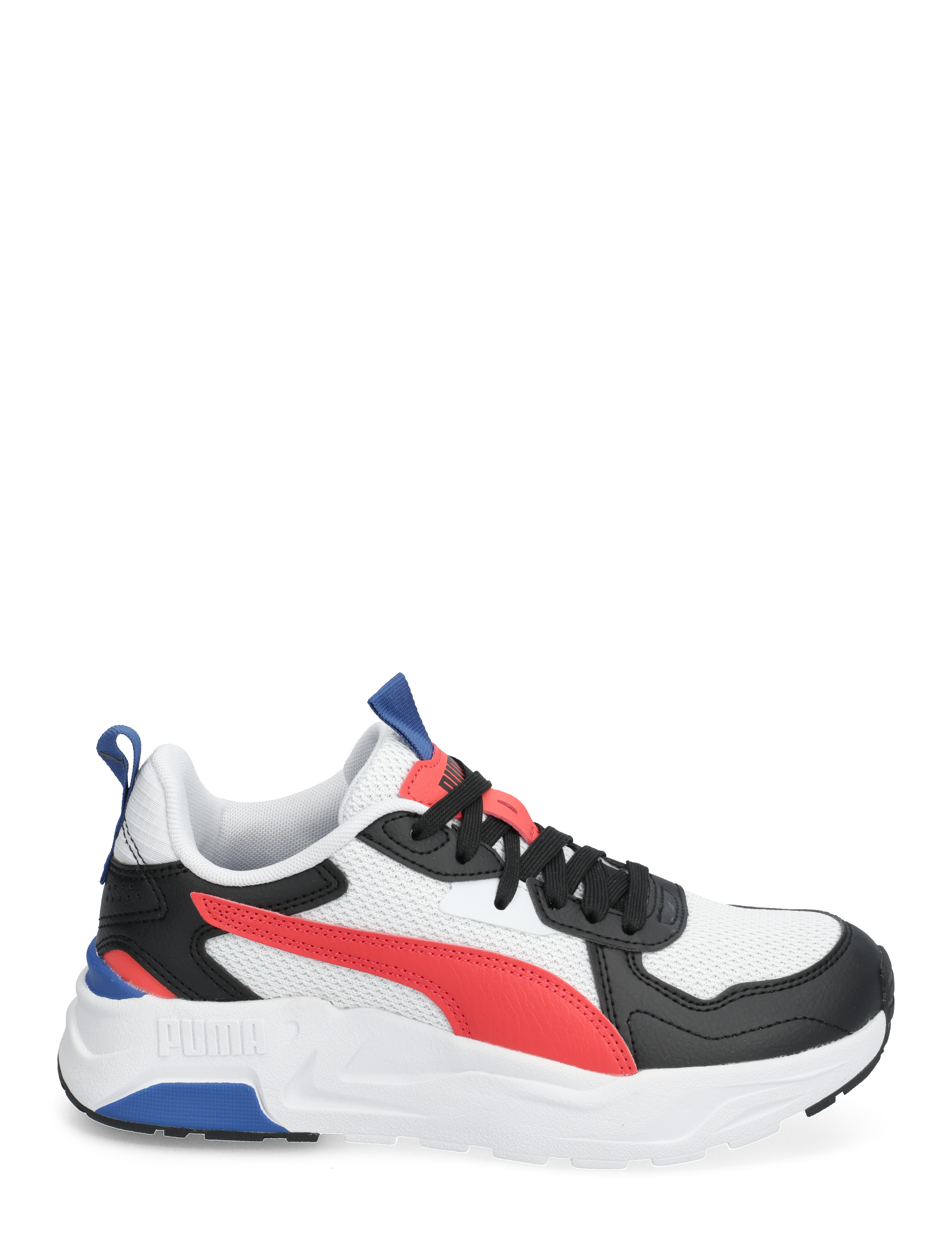 PUMA - Trinity Lite Jr - puma white-active red-puma black - 1