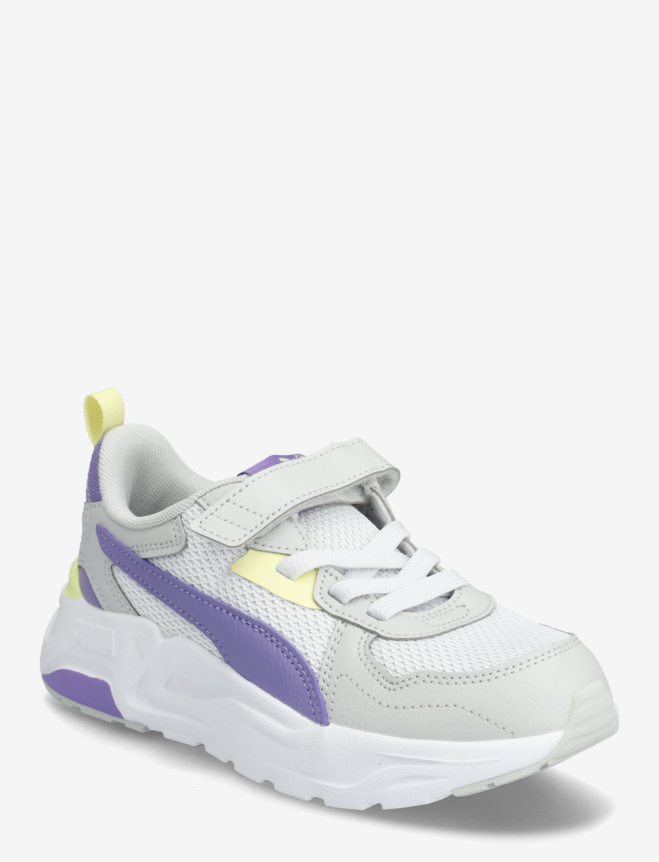 PUMA - Trinity Lite AC+ PS - tøj - puma white-lavender alert-glacial gray - 0