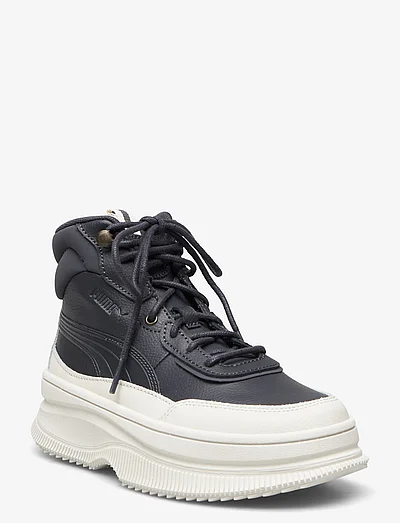 Womens grey 2024 high top sneakers