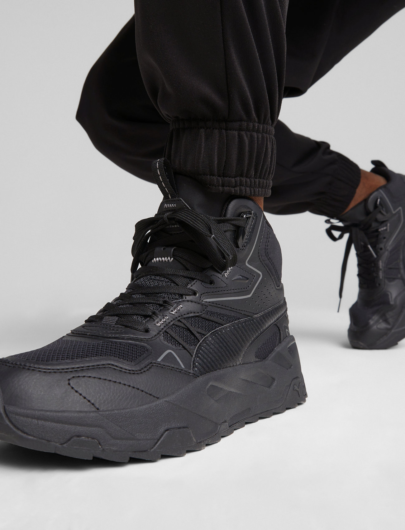 PUMA - Trinity Mid Hybrid - høje sneakers - puma black-puma black-cool dark gray - 1