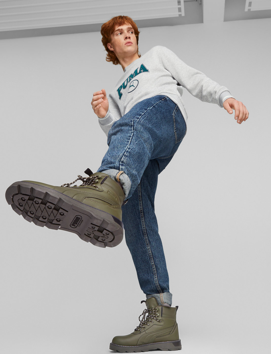 Puma high tops mens denim online