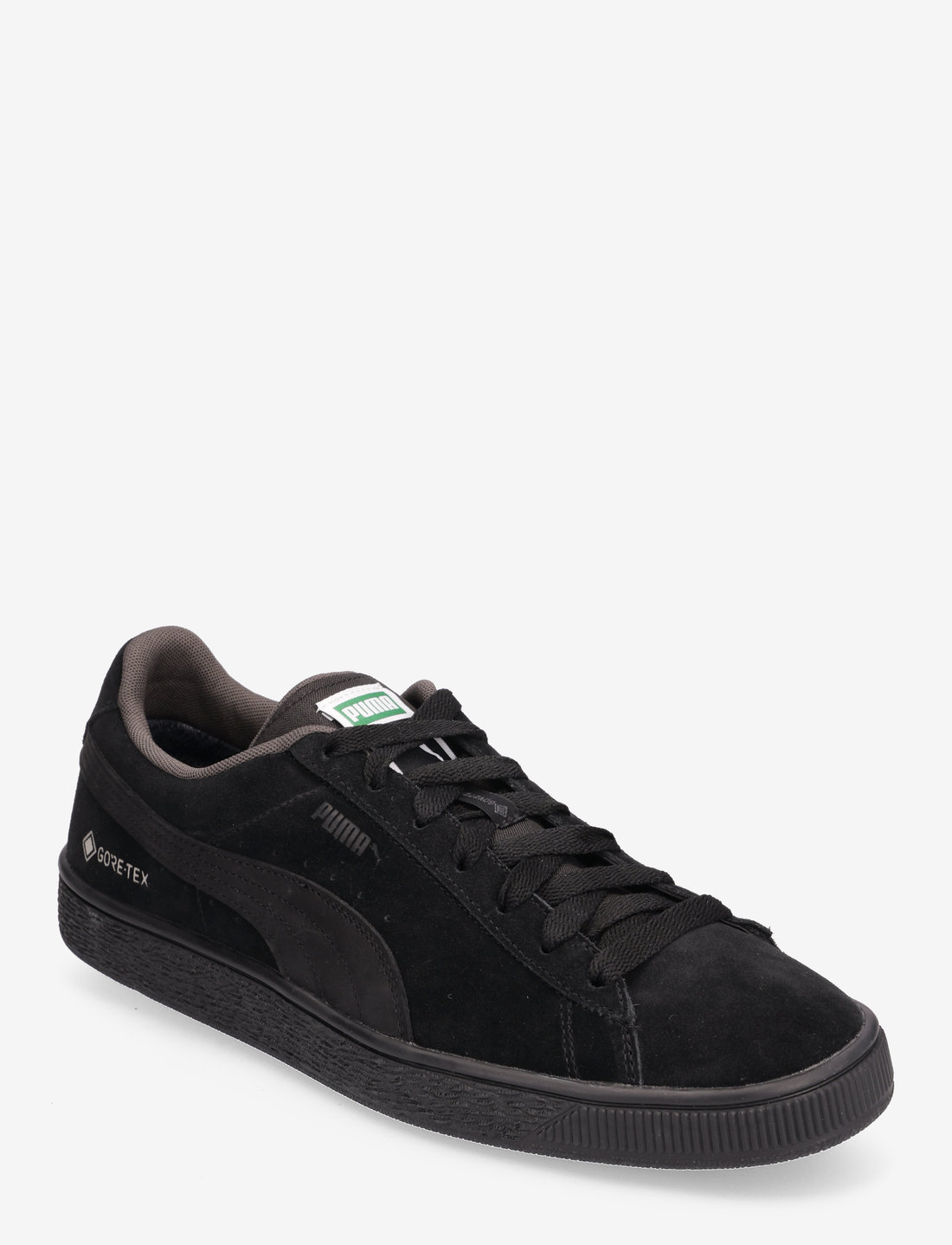 All black suede pumas sales