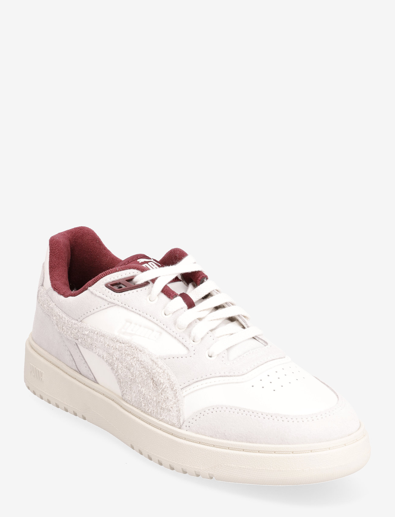 PUMA - PUMA Doublecourt PRM - low top sneakers - warm white-dark jasper - 0