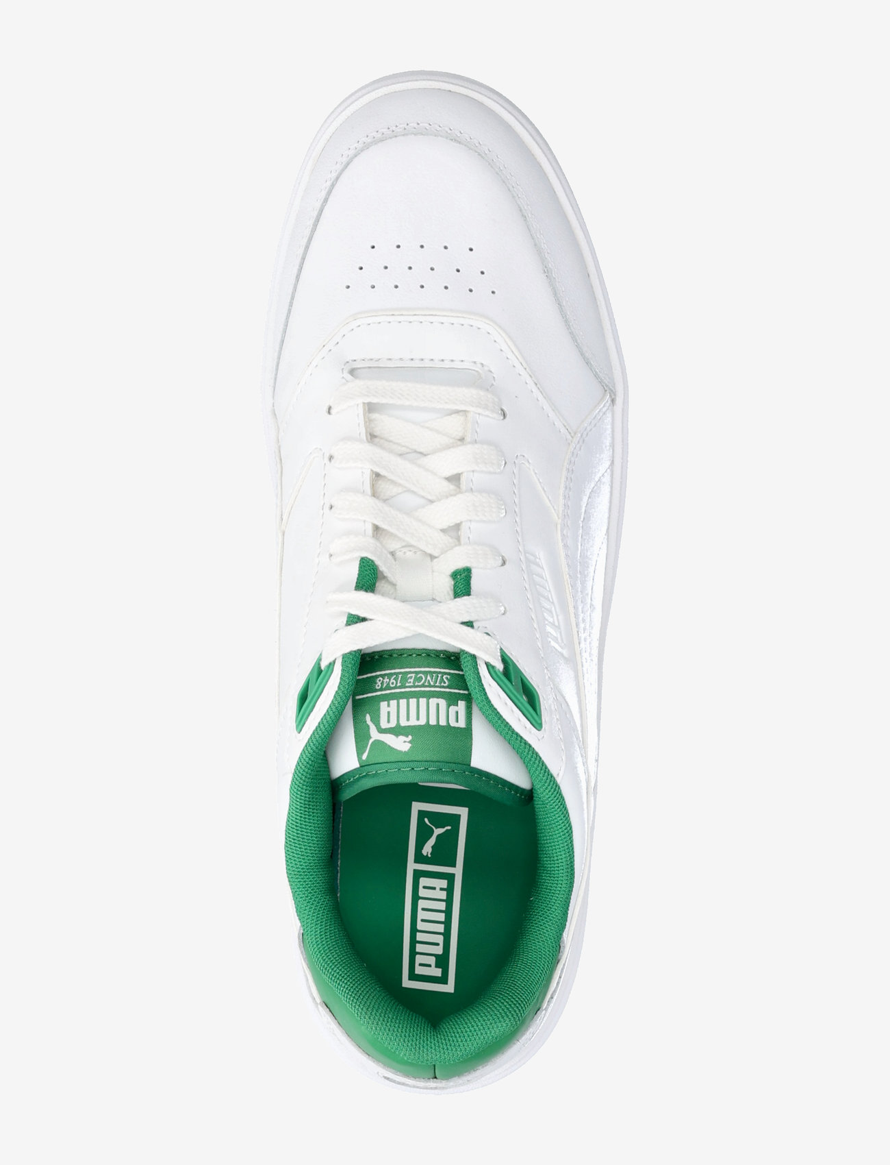PUMA - PUMA Doublecourt - lave sneakers - puma white-archive green - 4