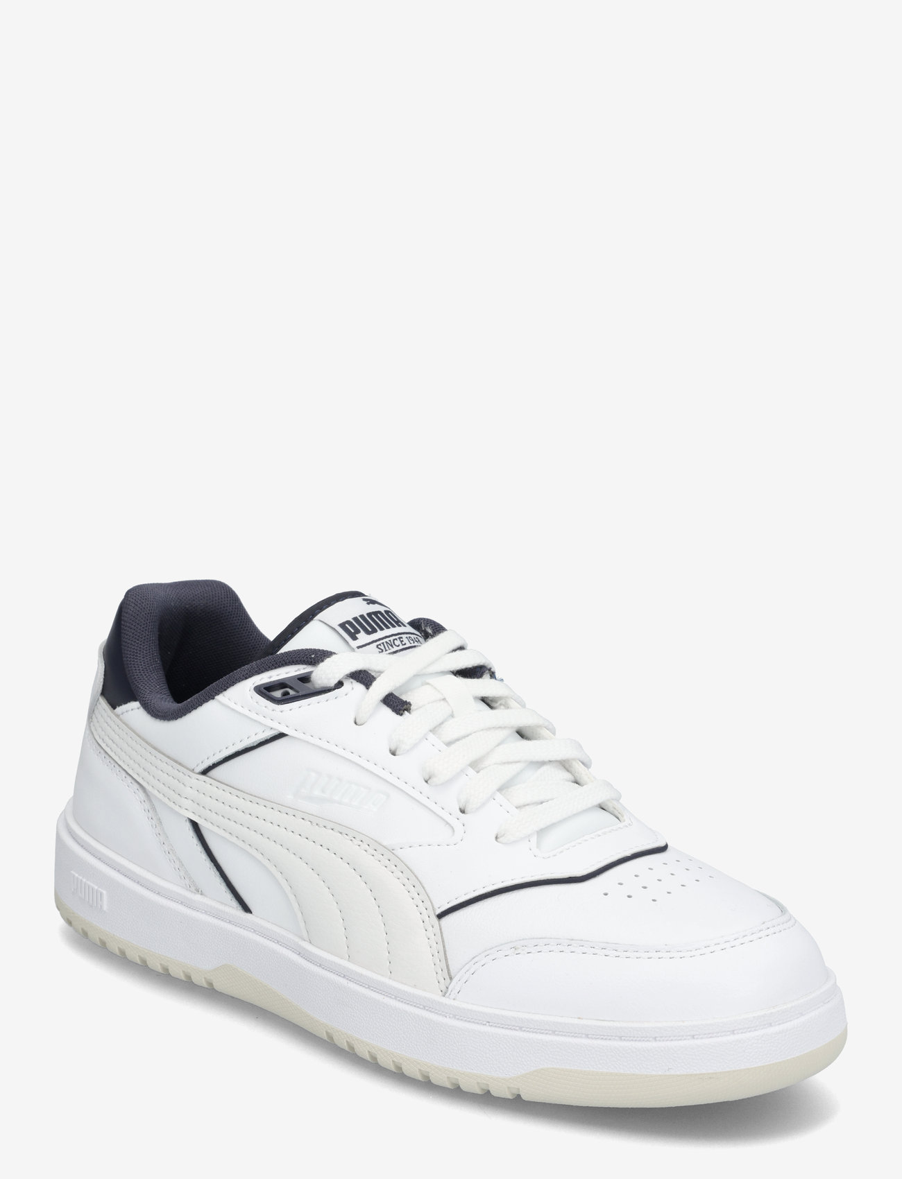 PUMA - PUMA Doublecourt - låga sneakers - puma white-new navy - 0