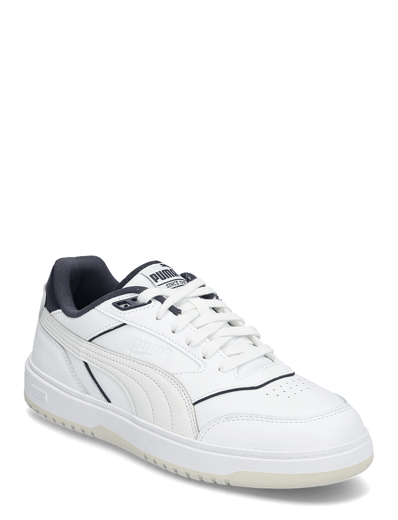 PUMA - PUMA Doublecourt - låga sneakers - puma white-new navy - 0
