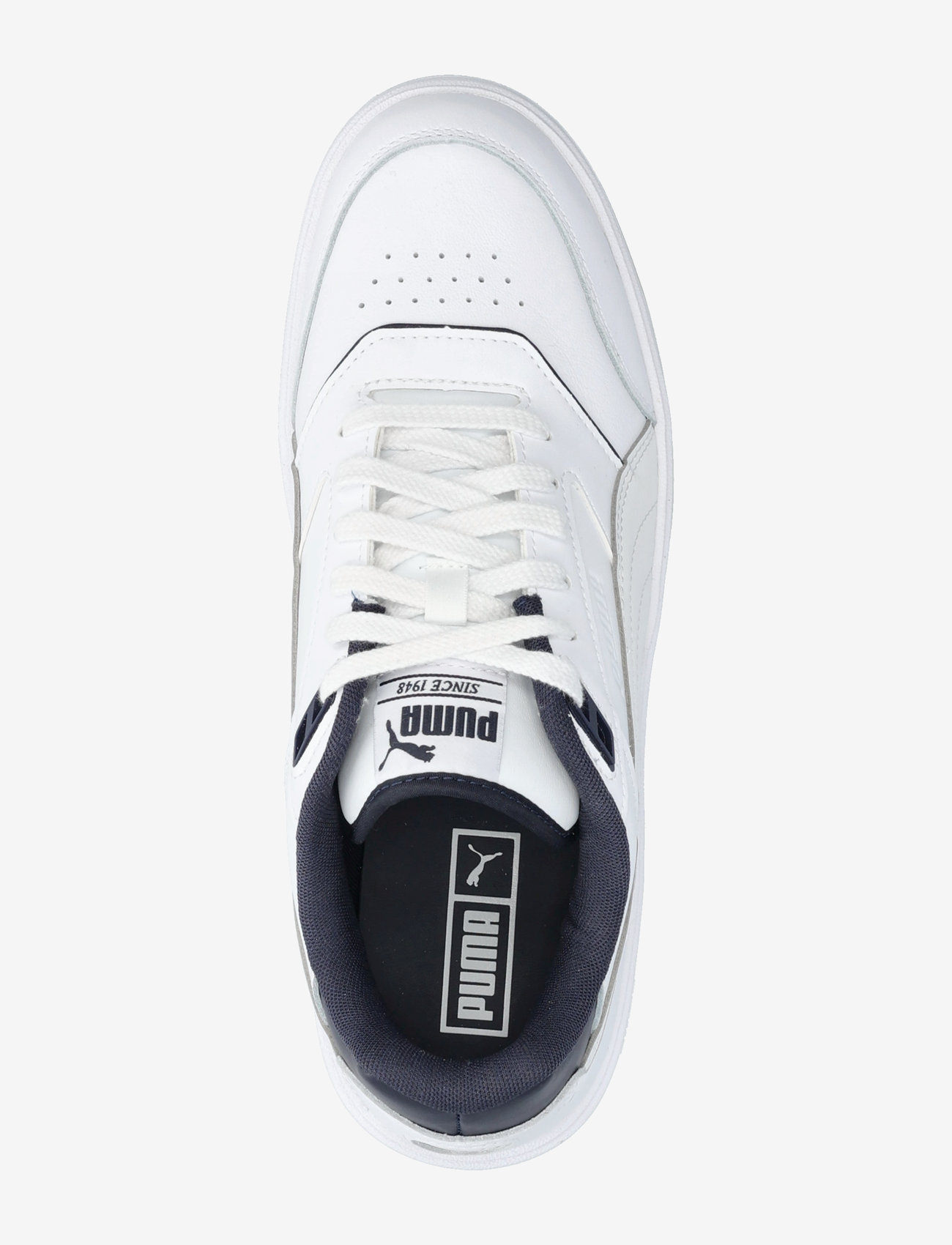 PUMA - PUMA Doublecourt - låga sneakers - puma white-new navy - 3
