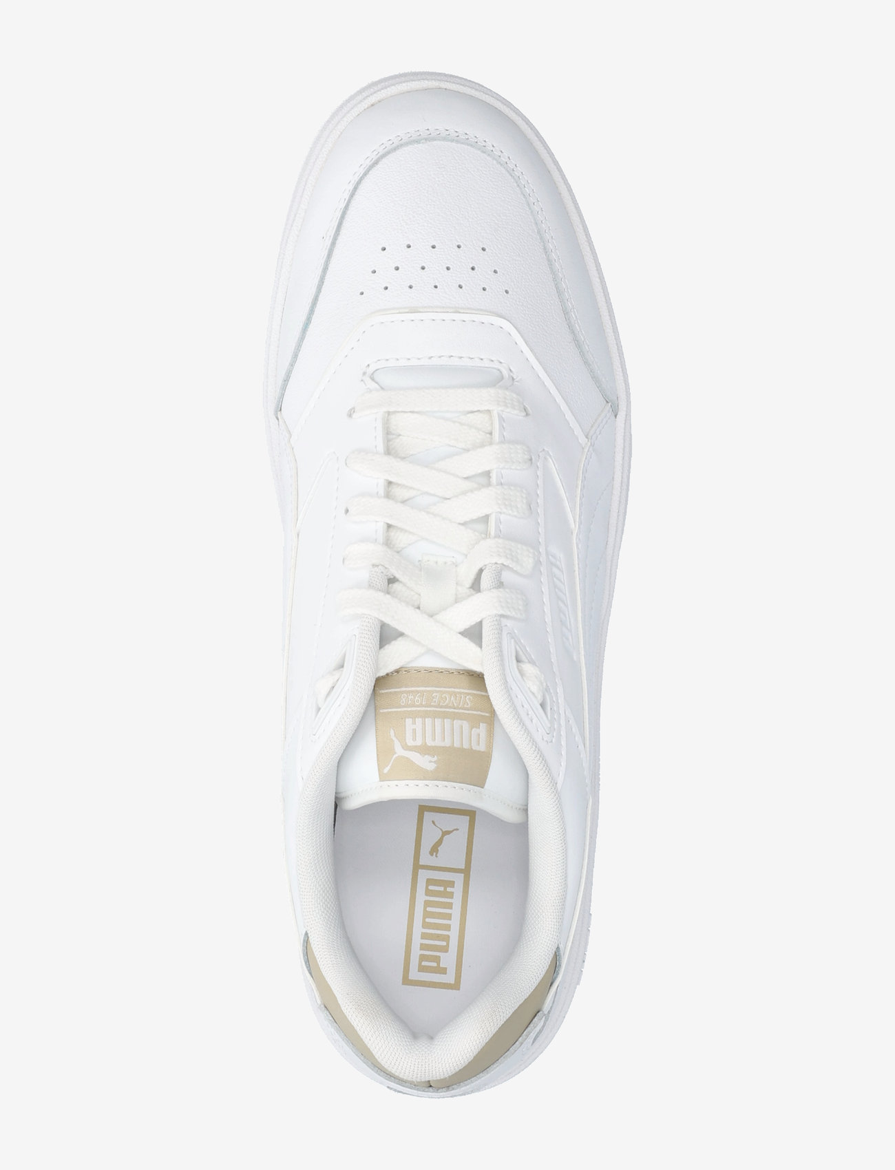 PUMA - PUMA Doublecourt - lave sneakers - puma white-putty - 3