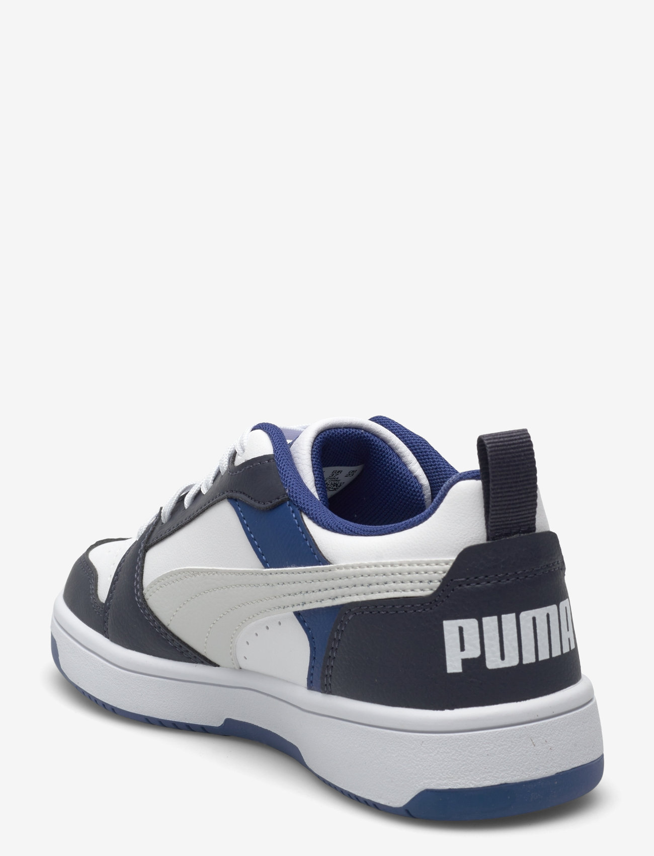 PUMA - Puma Rebound V6 Lo Jr - puma white-feather gray-puma black - 2