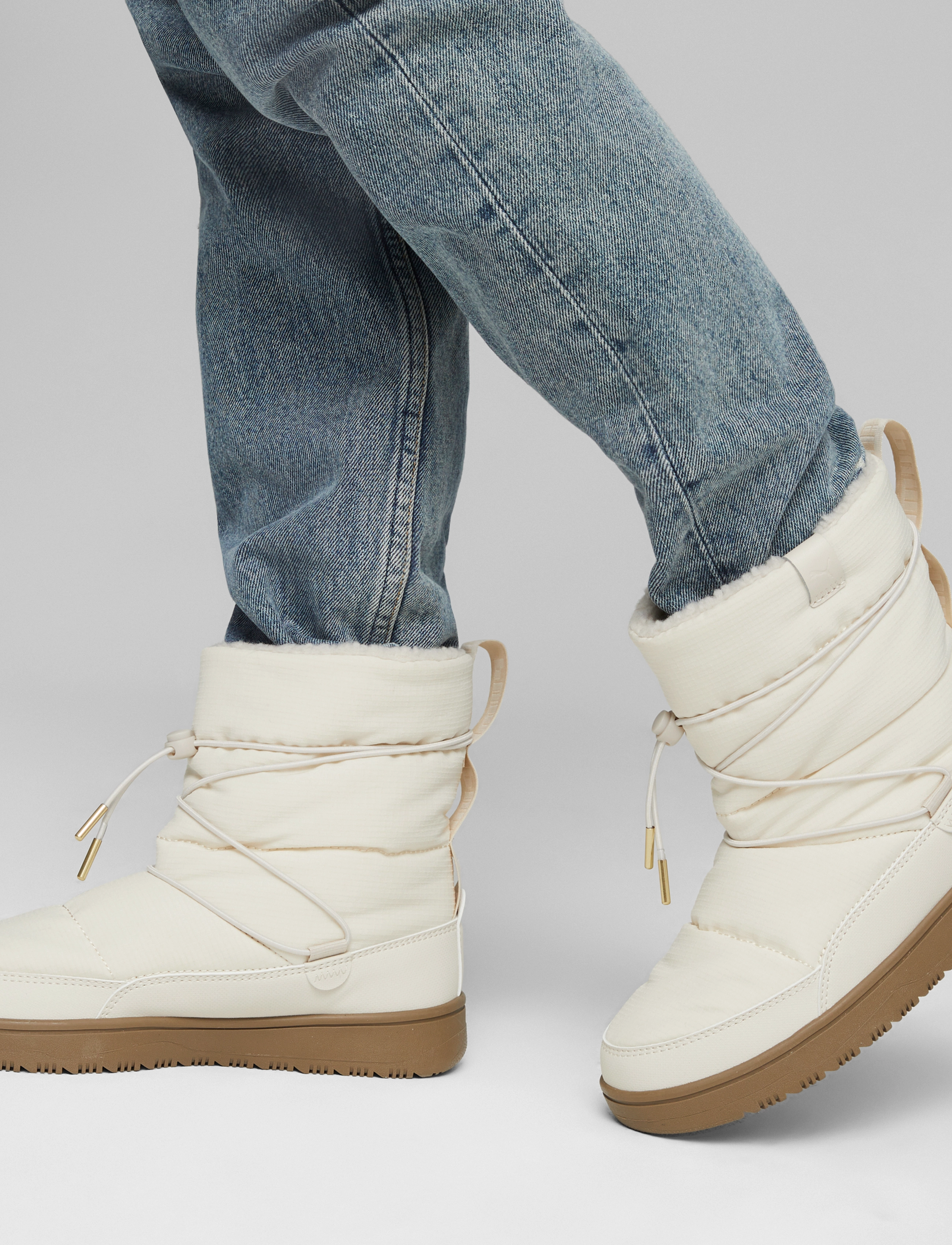 PUMA Snowbae Wns, 42, Sneakers, Beige - High-top Frauen