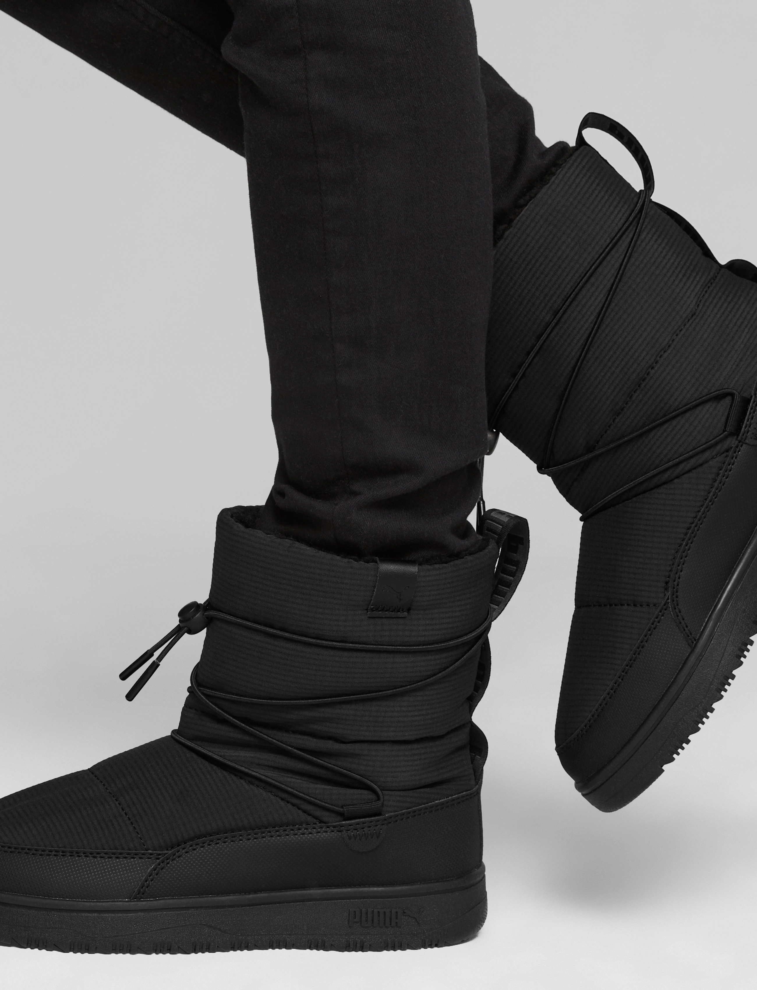 PUMA Snowbae Wns - Kingad - PUMA BLACK-SHADOW GRAY / black