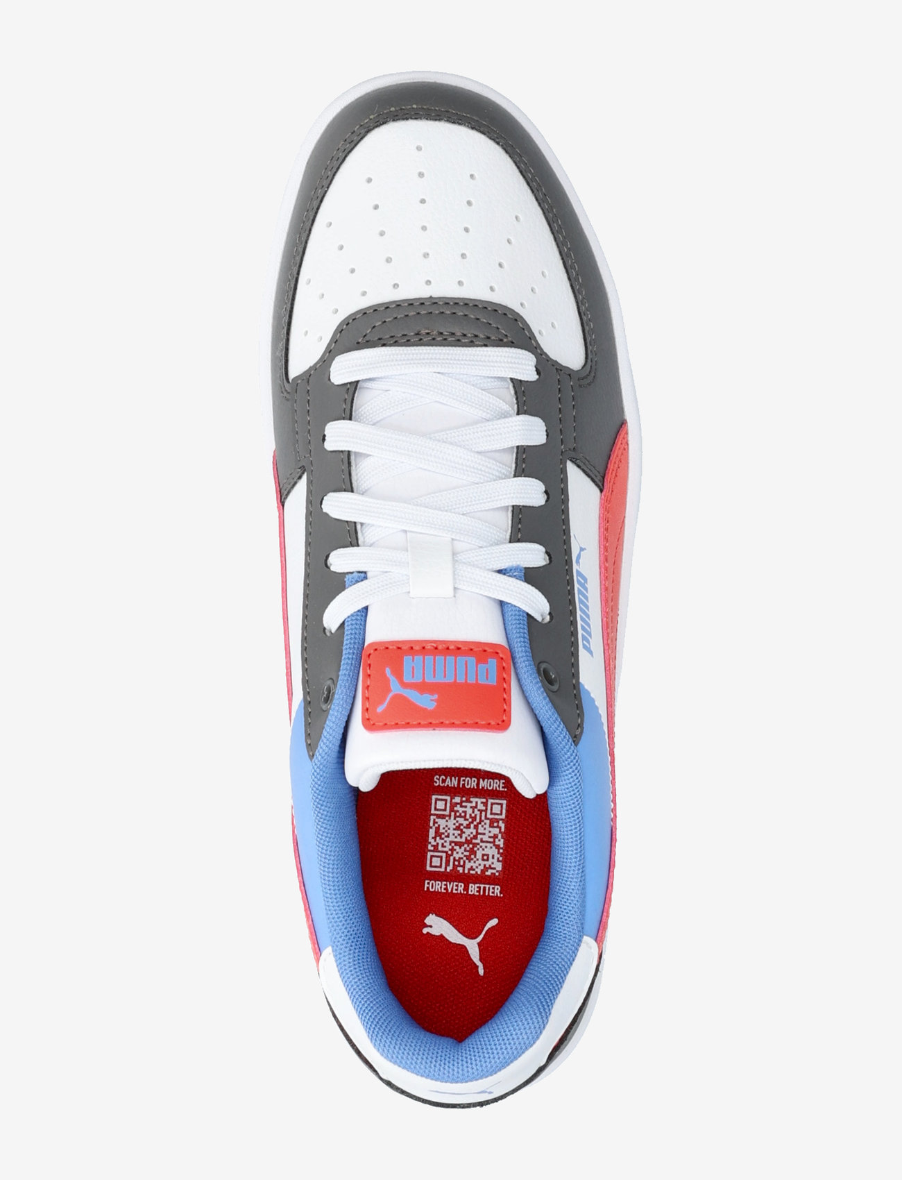 PUMA - Puma Caven 2.0 Block Jr - cool dark gray-blue skies-active red - 3