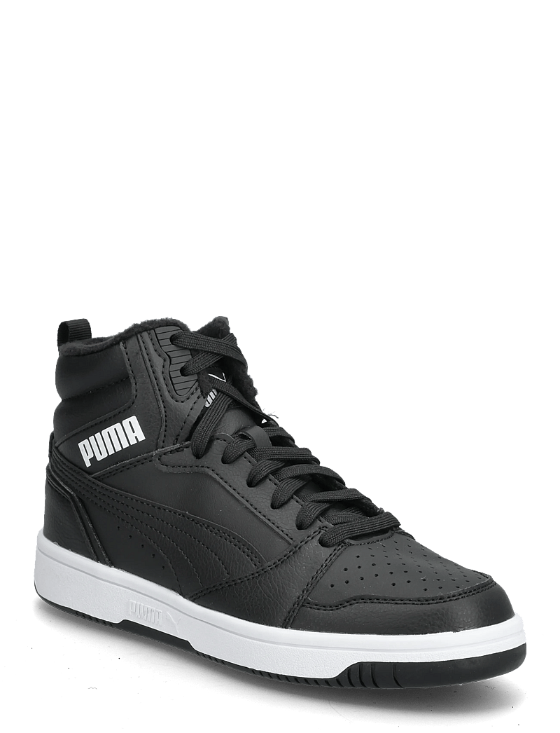 PUMA - Puma Rebound V6 Mid WTR Jr - apģērbs - puma black-puma white - 0
