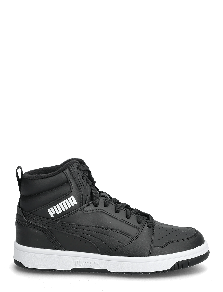 PUMA - Puma Rebound V6 Mid WTR Jr - klær - puma black-puma white - 1