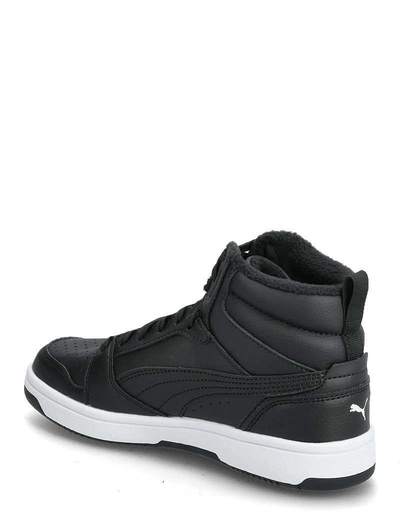 PUMA - Puma Rebound V6 Mid WTR Jr - apģērbs - puma black-puma white - 2