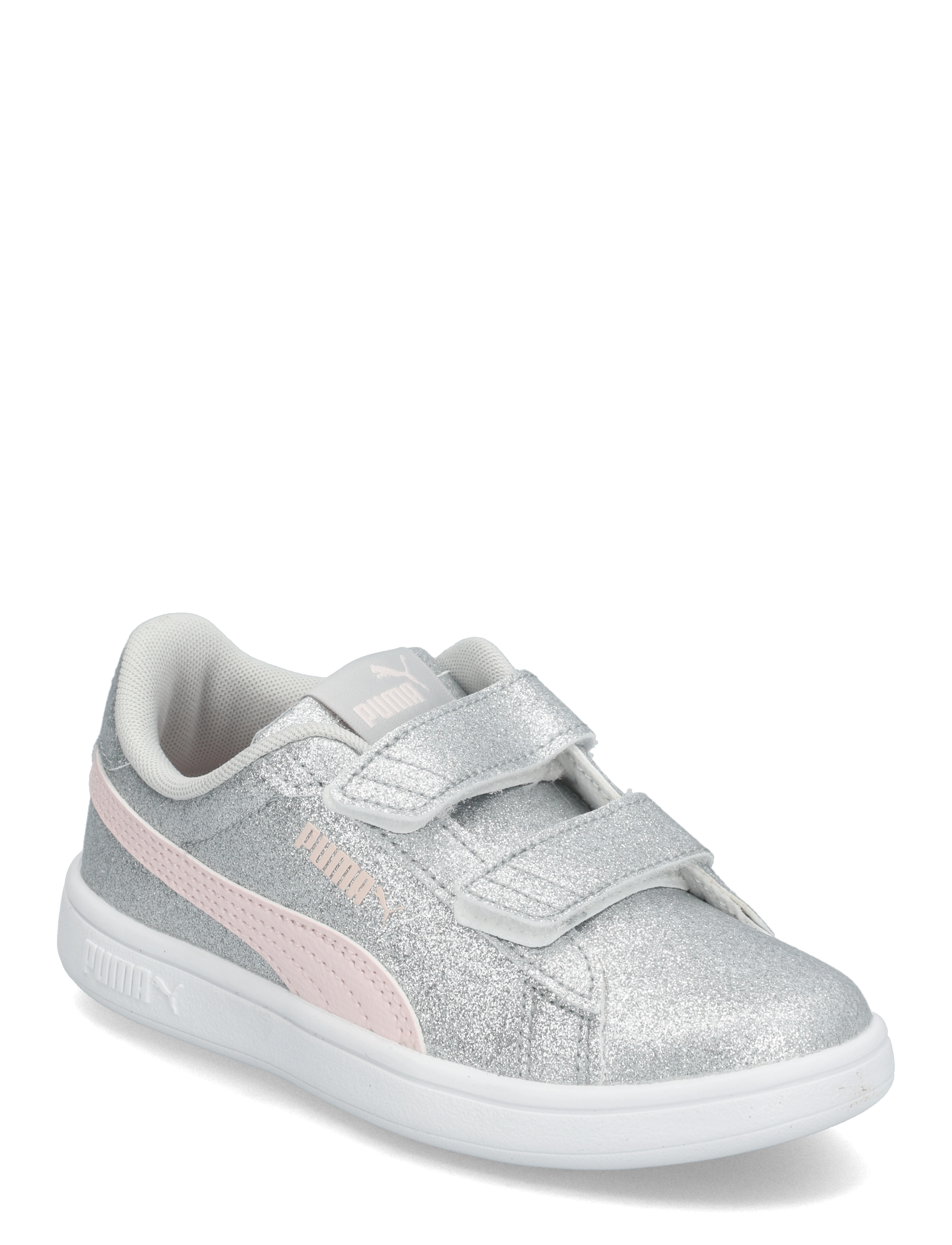 PUMA Puma Smash 3.0 Glitz Glam V Ps, 32, Silver, Sneakers > Sneakers Med Lav Top, Børn
