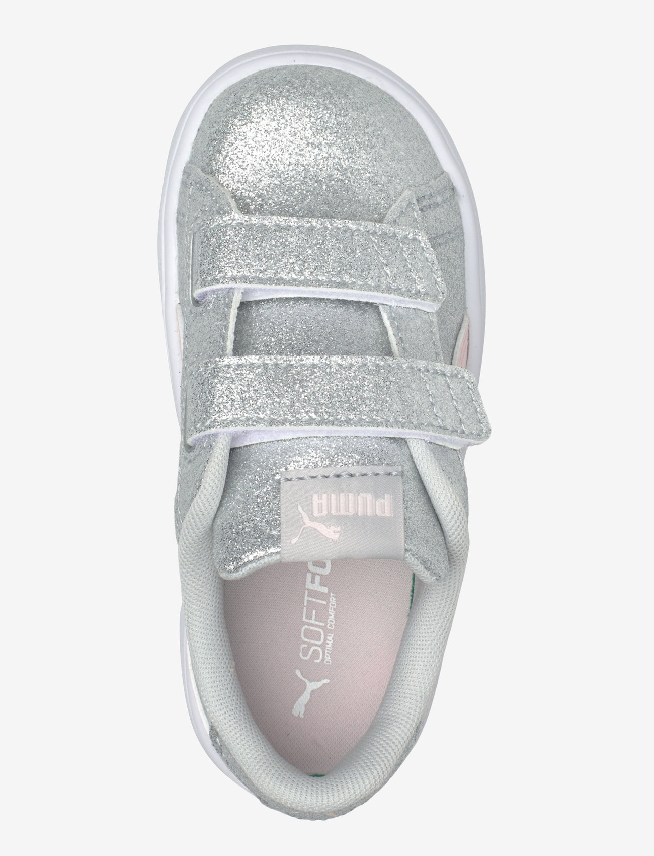PUMA - Puma Smash 3.0 Glitz Glam V Inf - kläder - glacial gray-frosty pink - 3