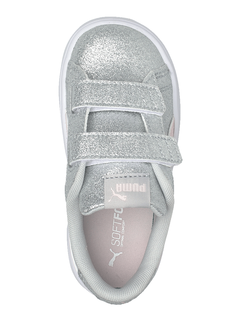 PUMA - Puma Smash 3.0 Glitz Glam V Inf - kläder - glacial gray-frosty pink - 3